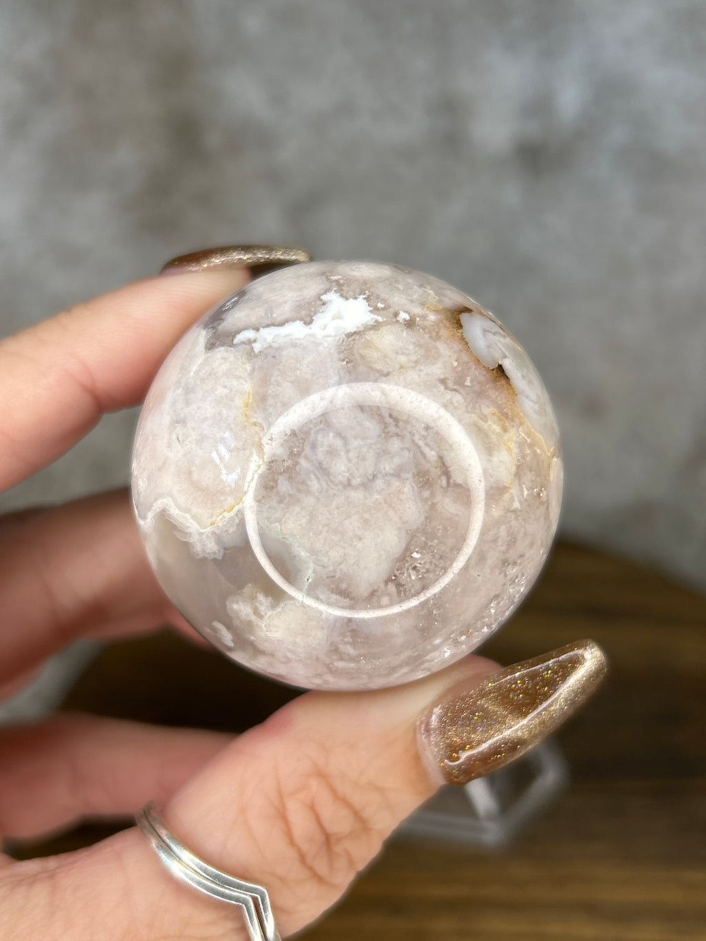 Flower Agate Amethyst