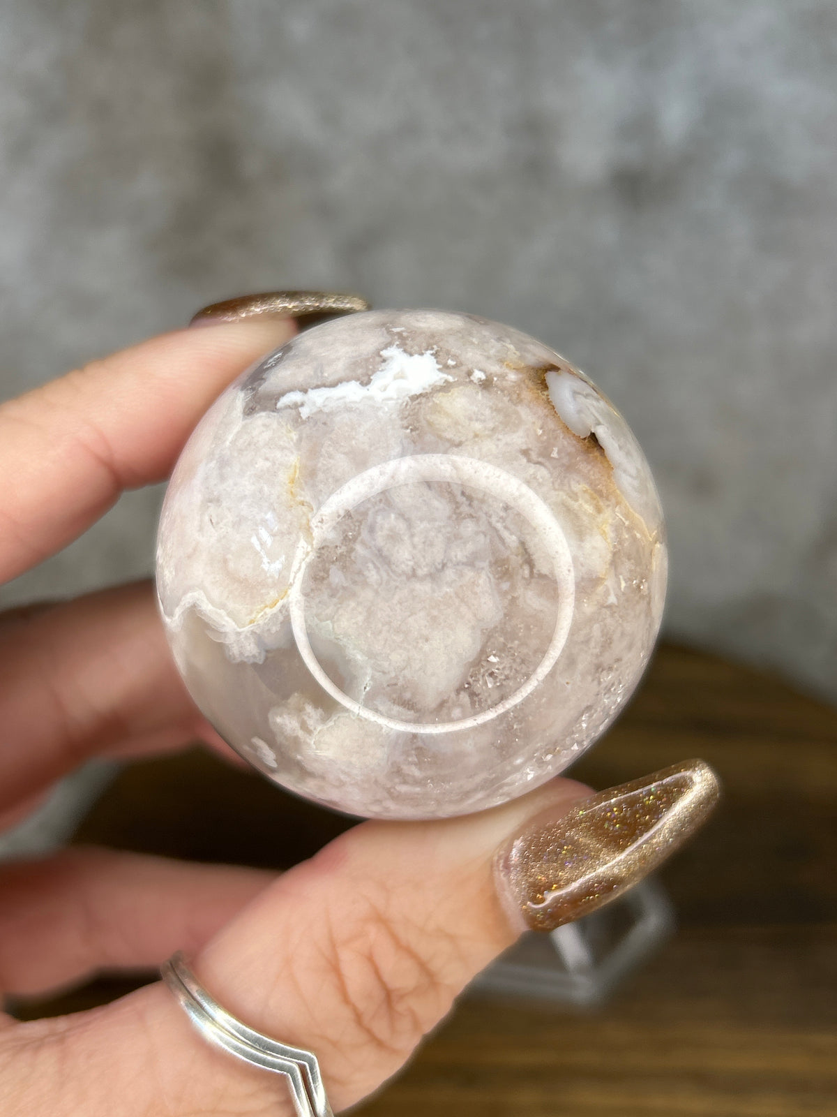 Flower Agate Amethyst