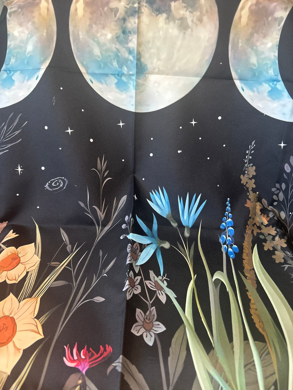 Triple Moon Altar Cloth