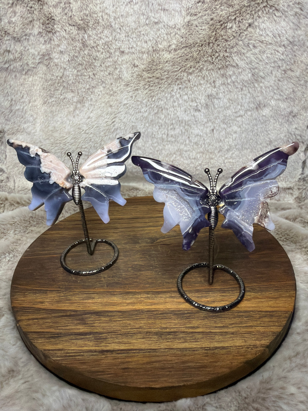 Flower Agate Butterfly