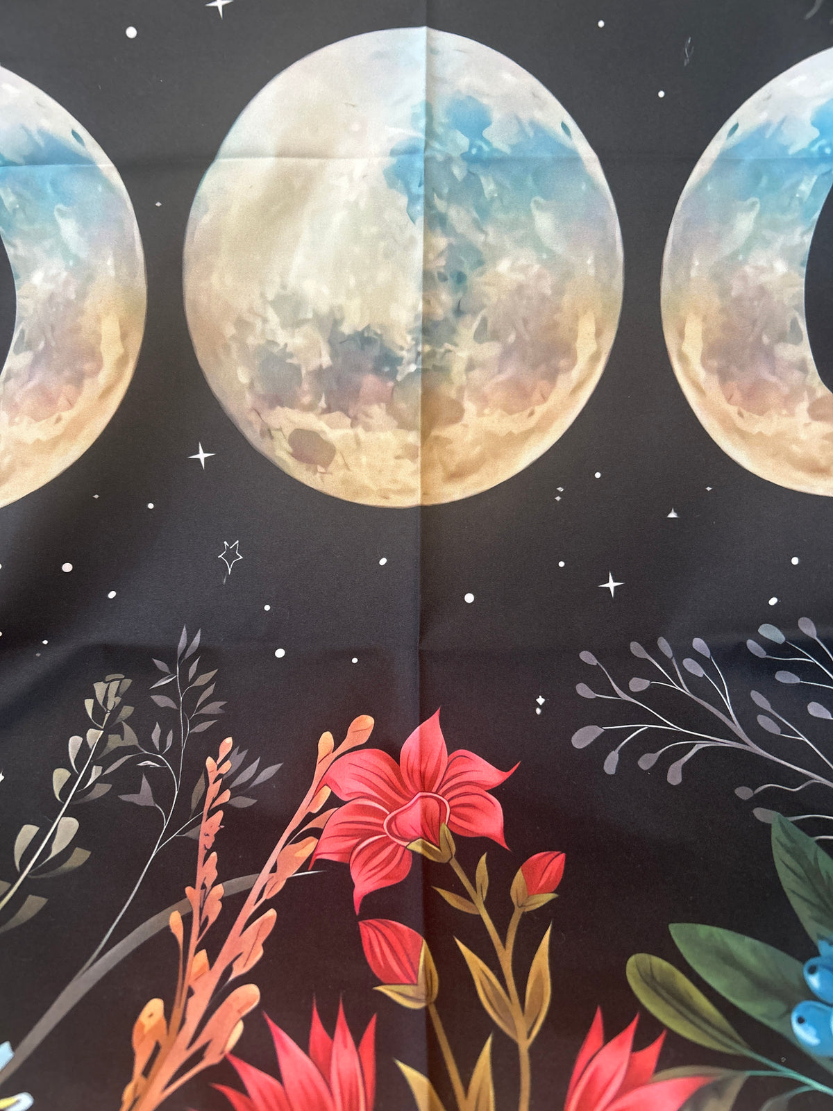 Triple Moon Altar Cloth