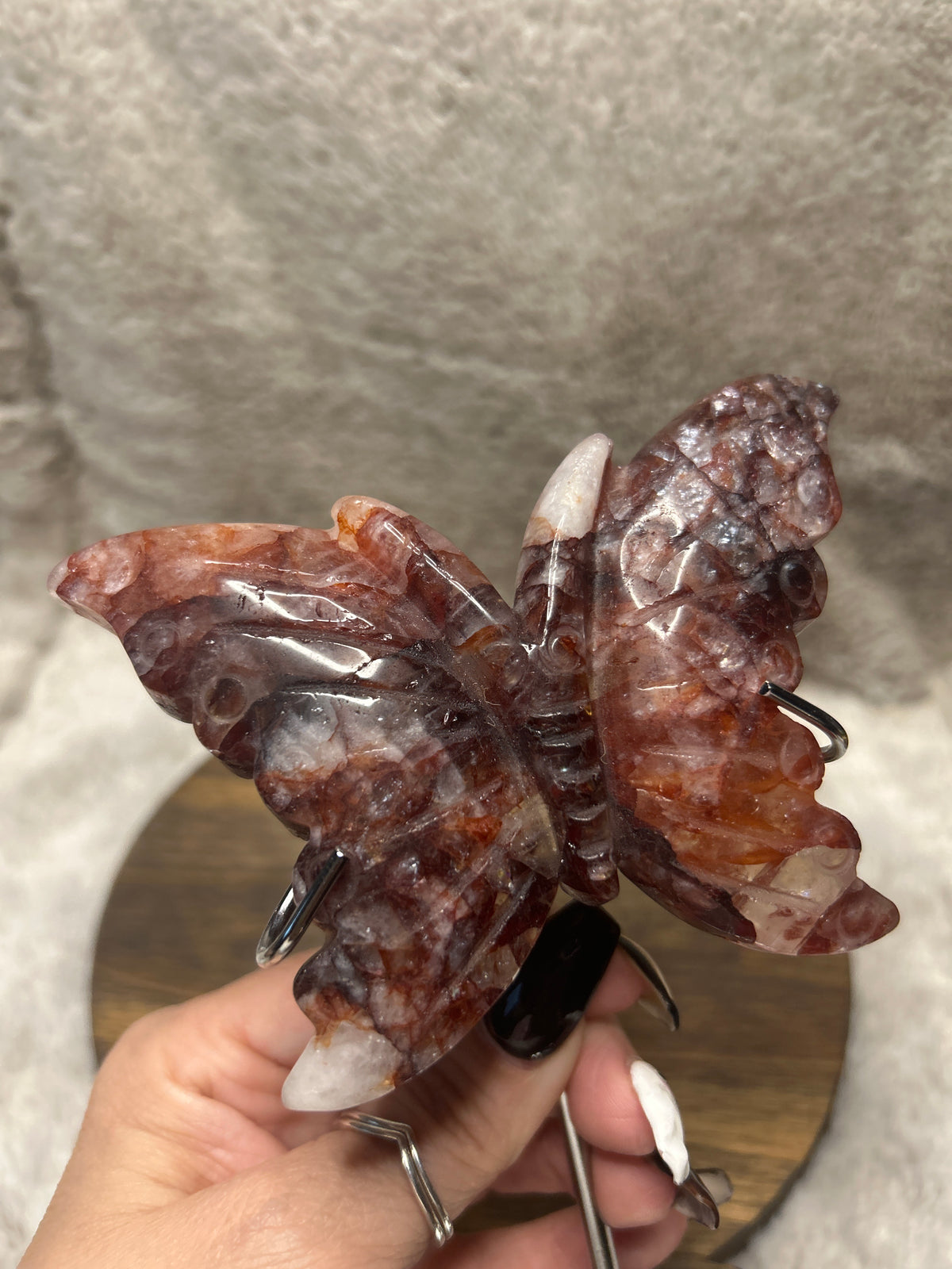 Fire Quartz Butterfly
