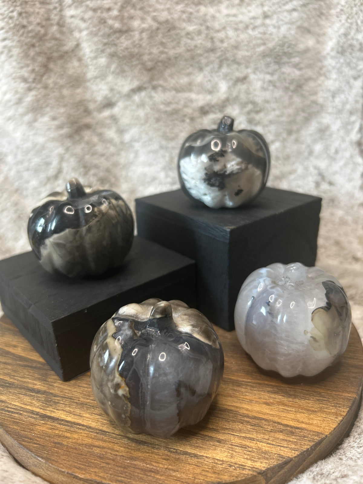 Volcano Agate Pumpkin