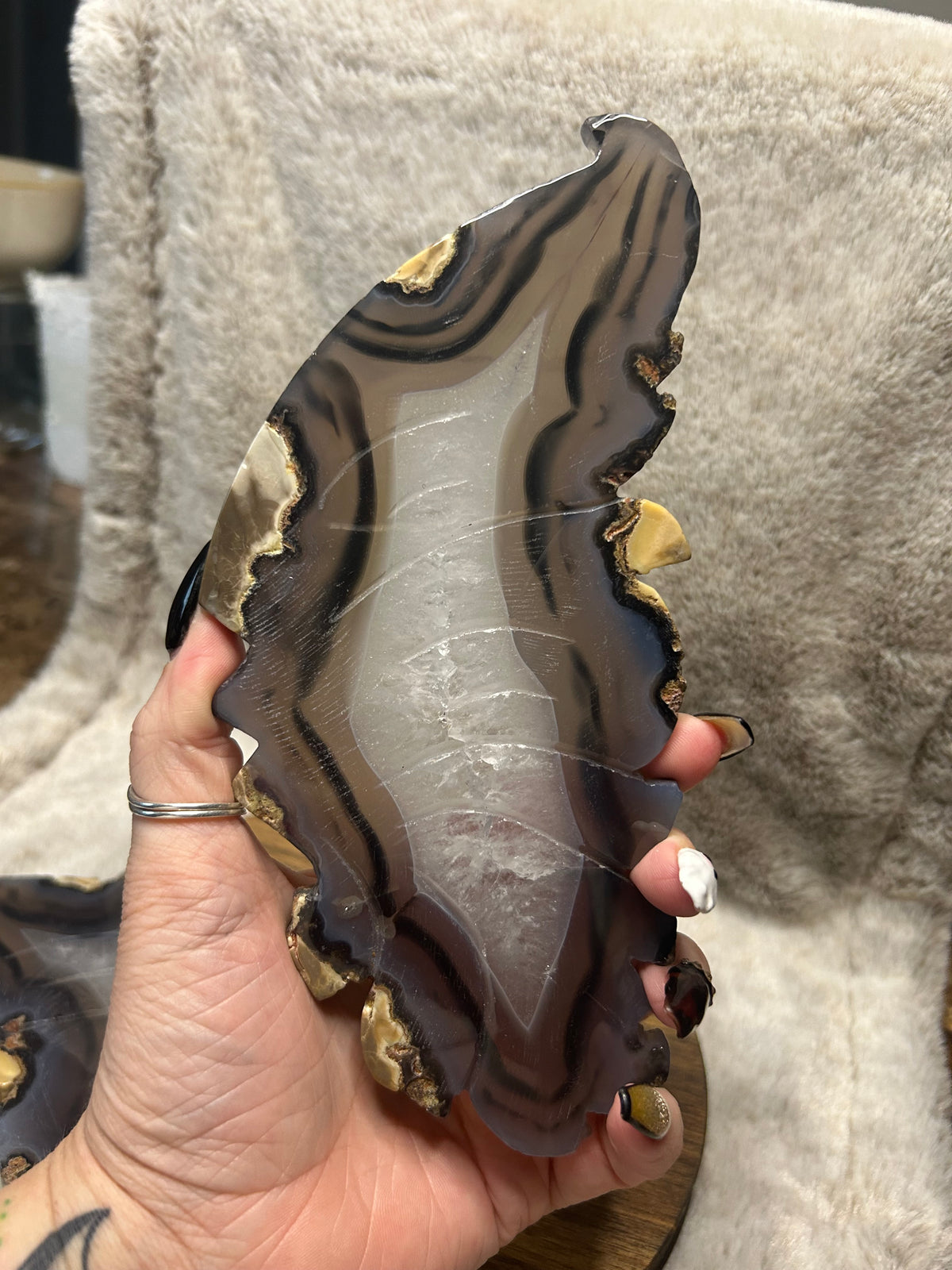 Volcano Agate Butterfly