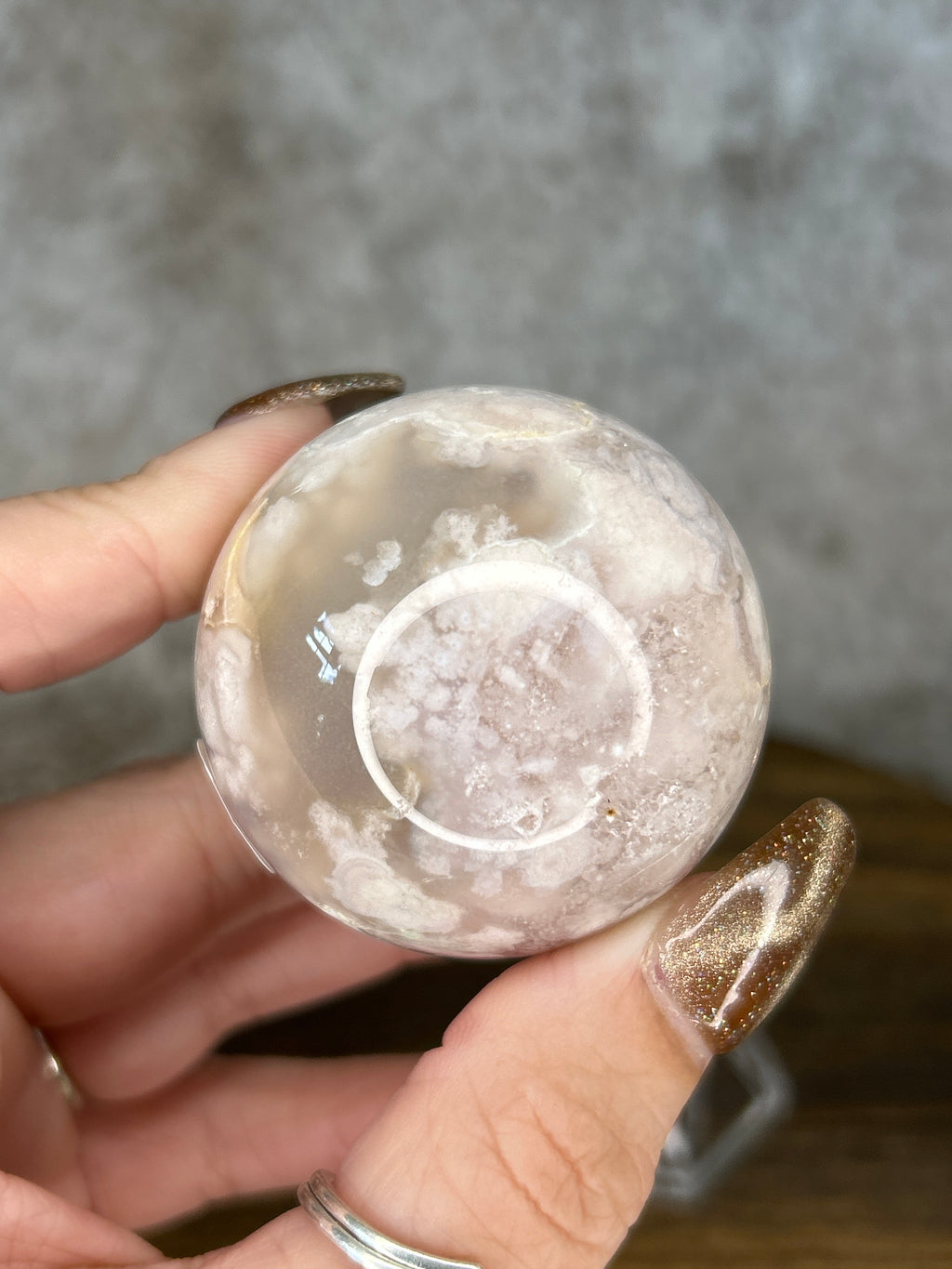 Flower Agate Amethyst
