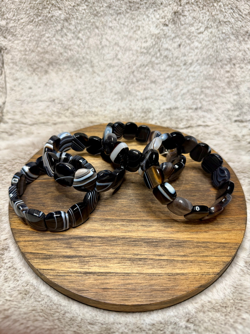 Black Agate Bracelet