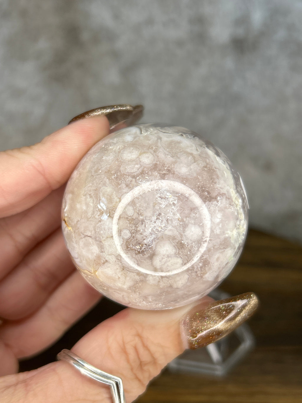 Flower Agate Amethyst