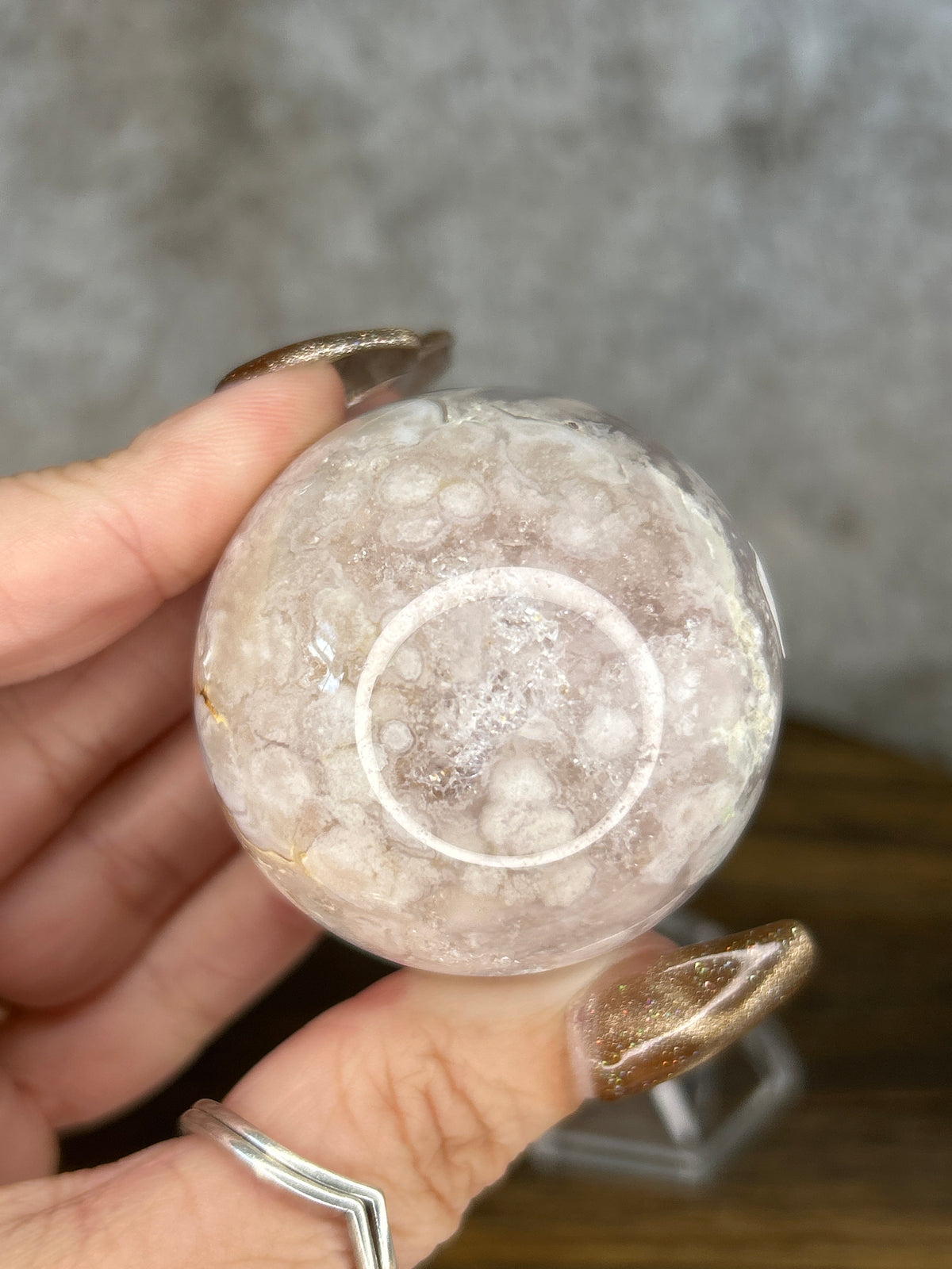 Flower Agate Amethyst
