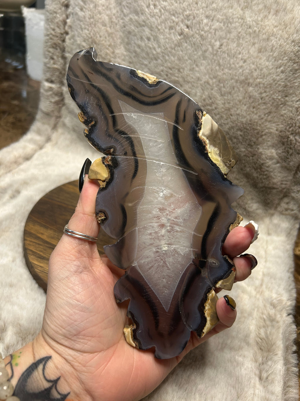 Volcano Agate Butterfly