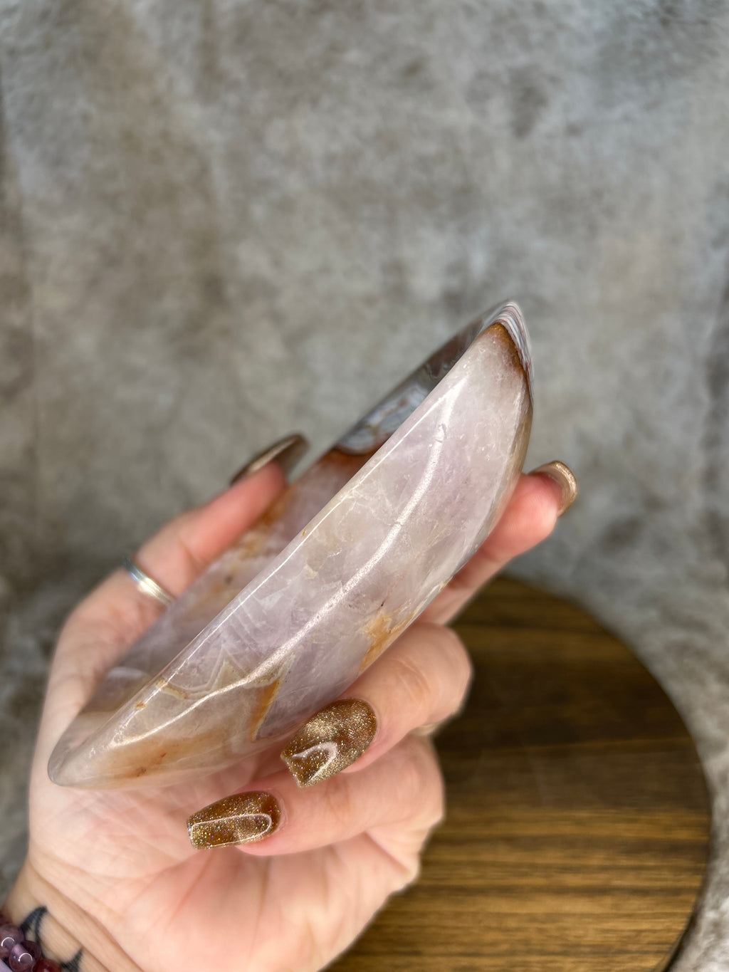 Amethyst Agate Bowl