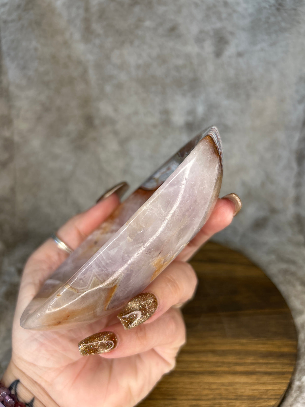 Amethyst Agate Bowl