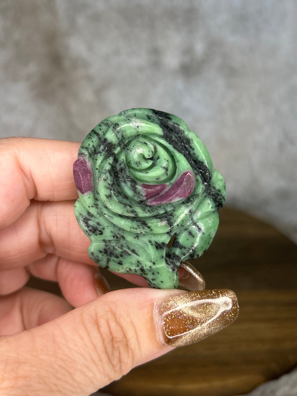 Ruby Zoisite Rose