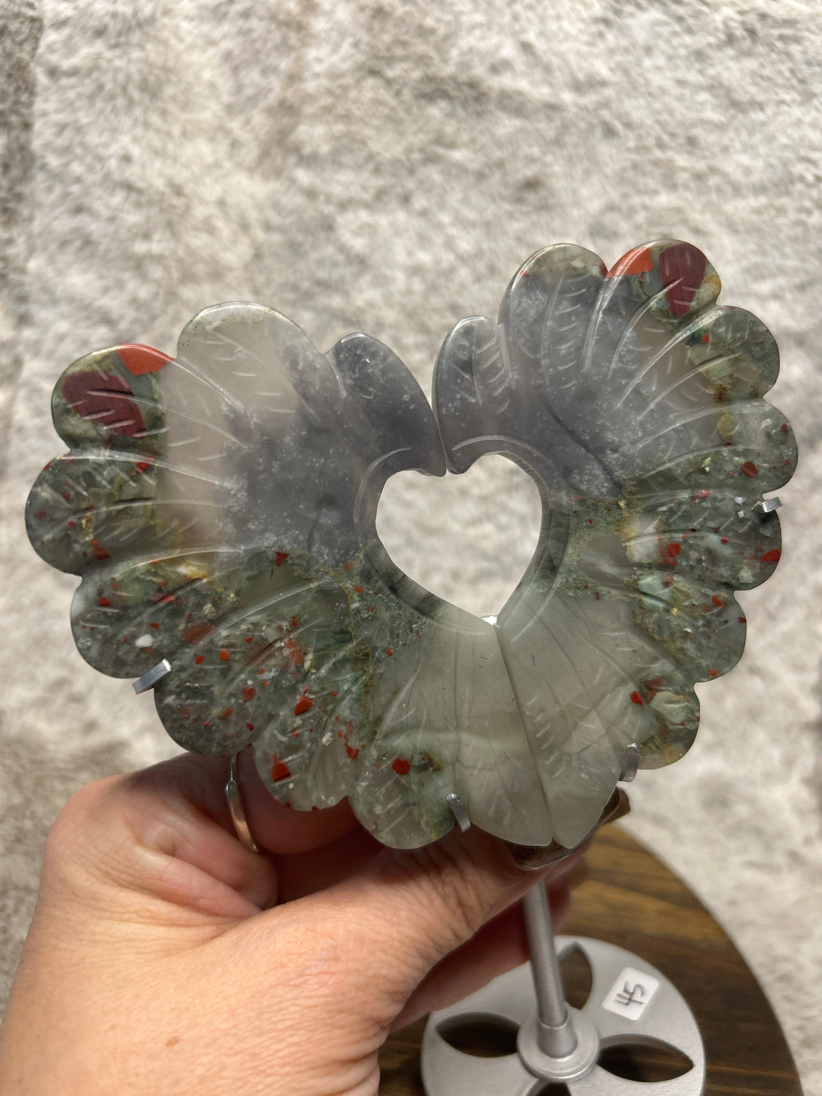 Bloodstone Winged Heart