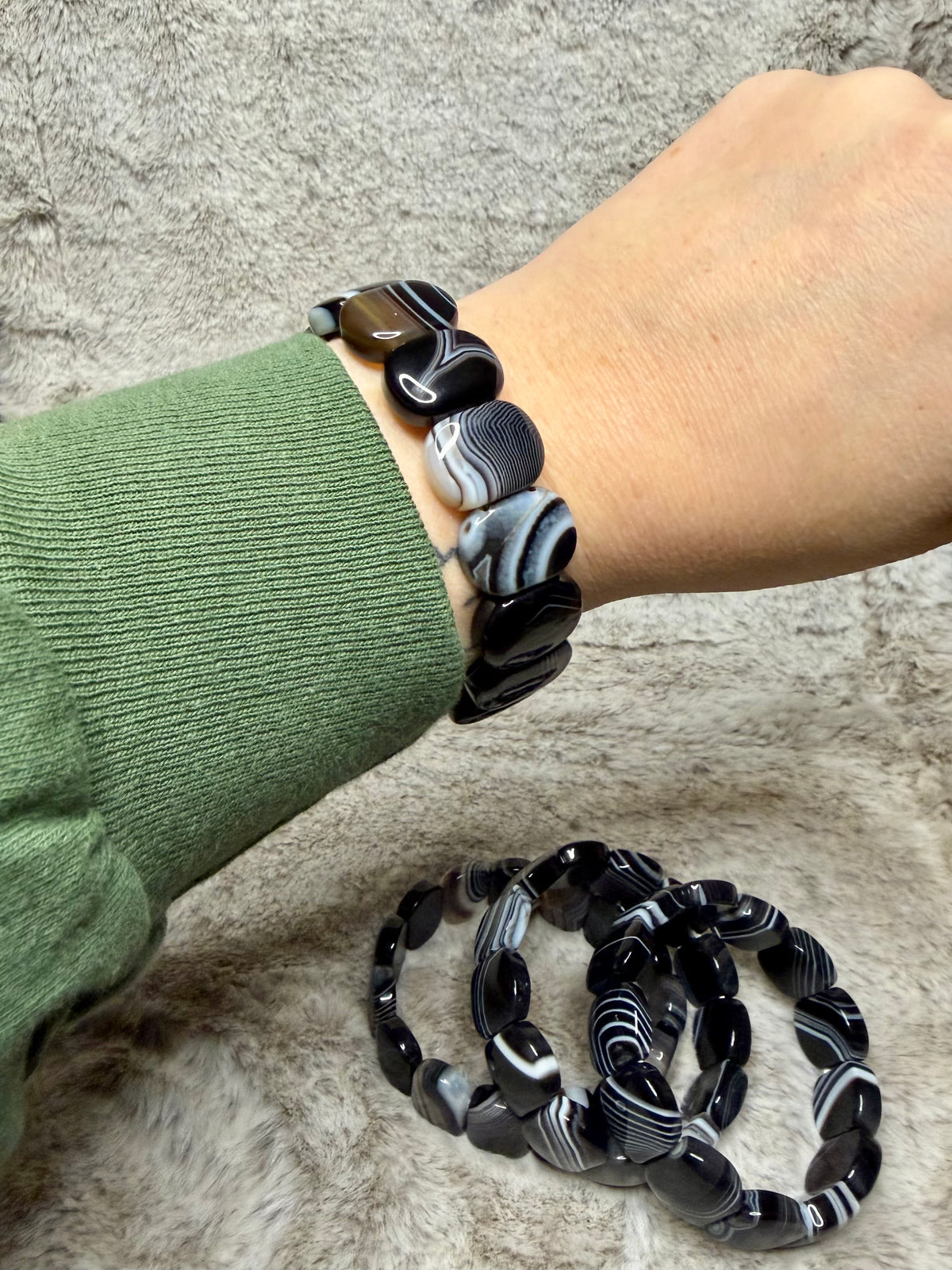 Black Agate Bracelet