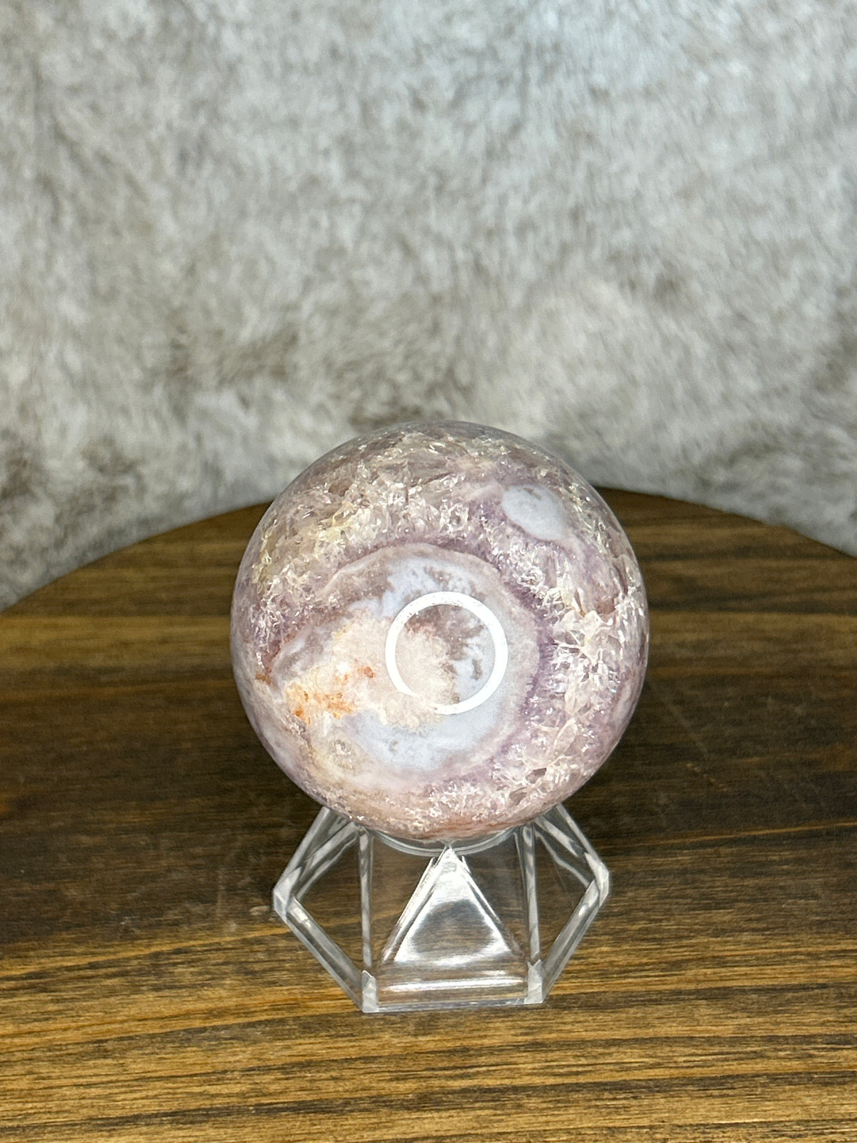 Flower Agate Amethyst
