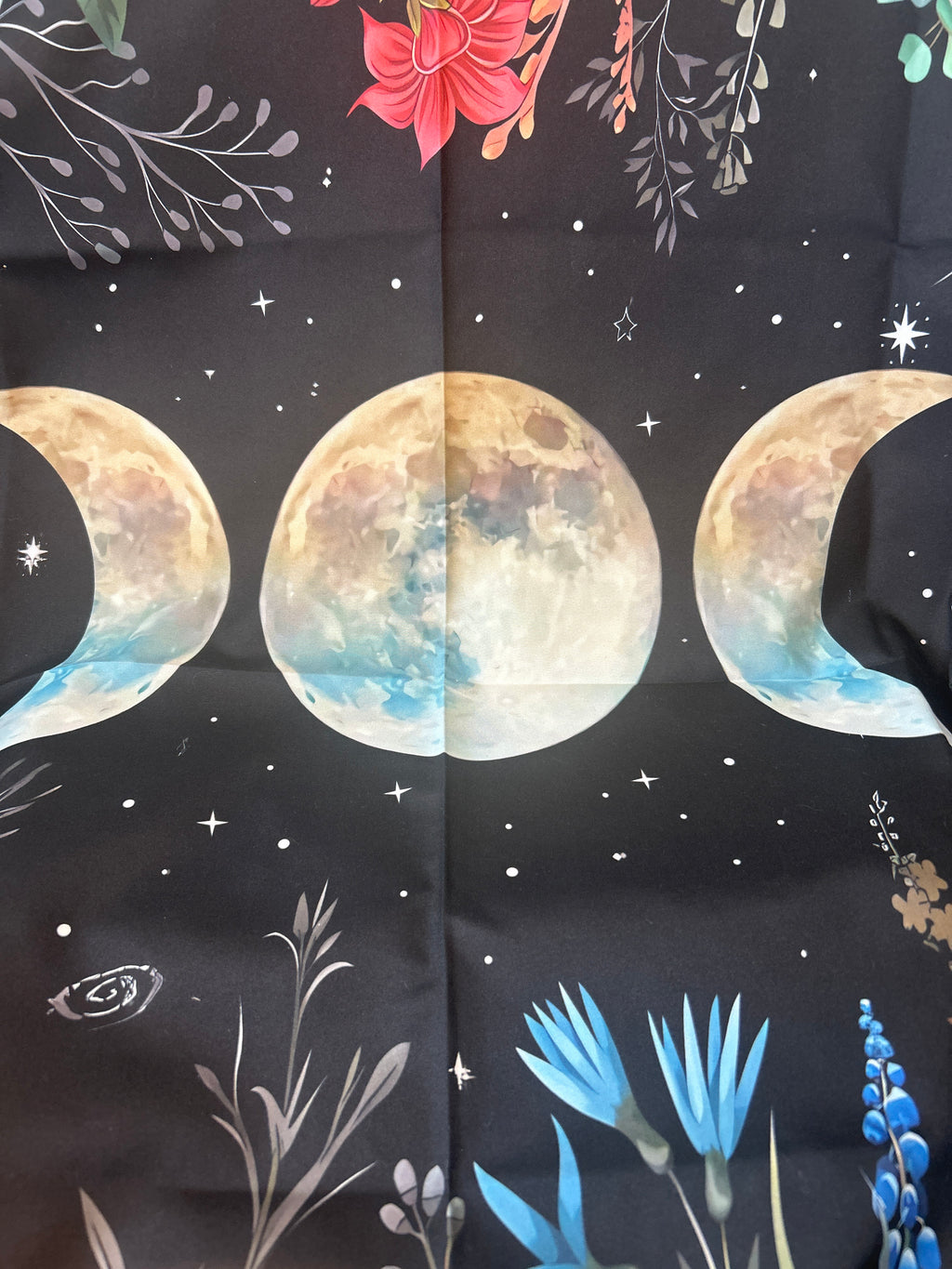 Triple Moon Altar Cloth