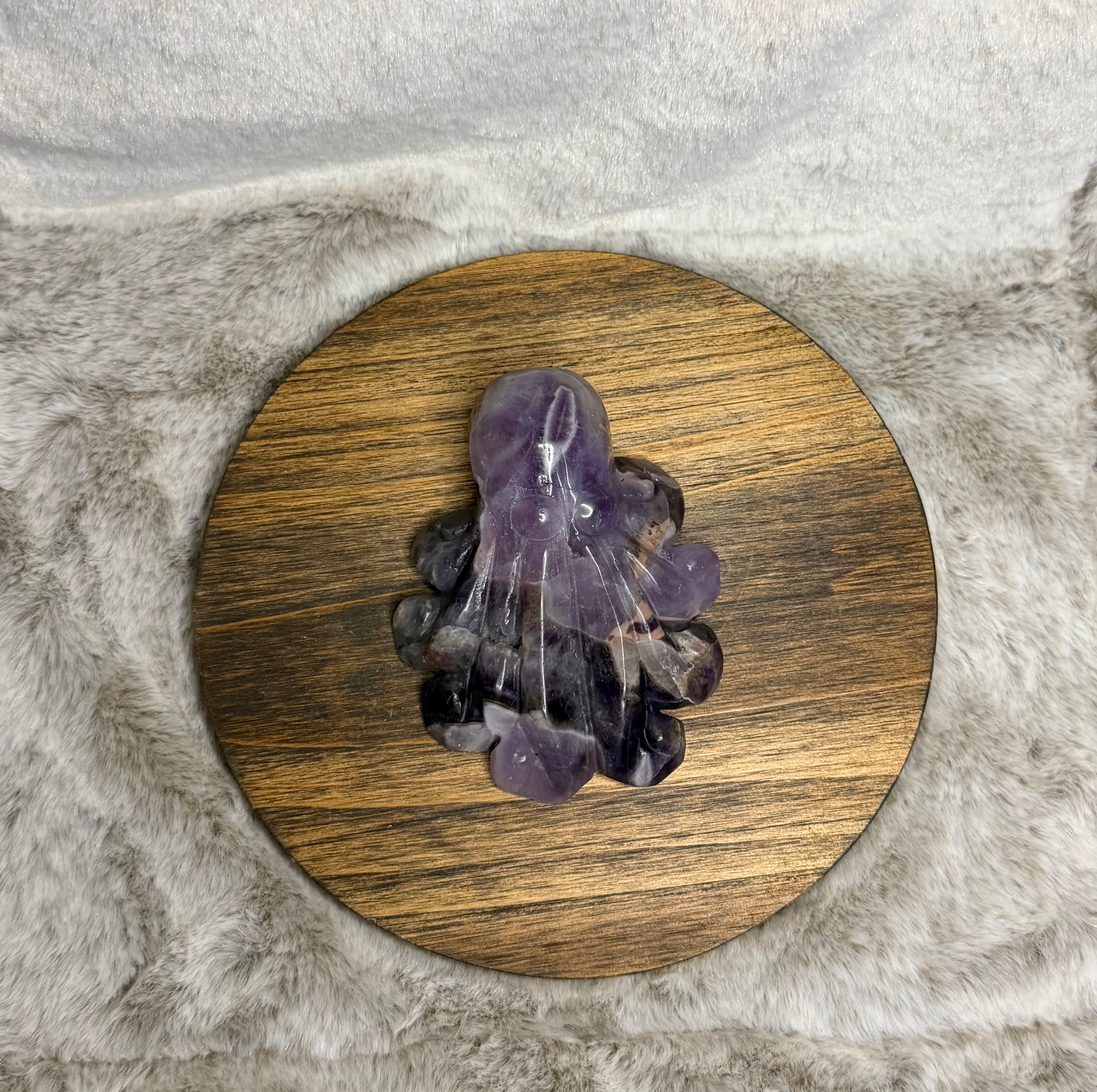 Chevron Amethyst Octopus