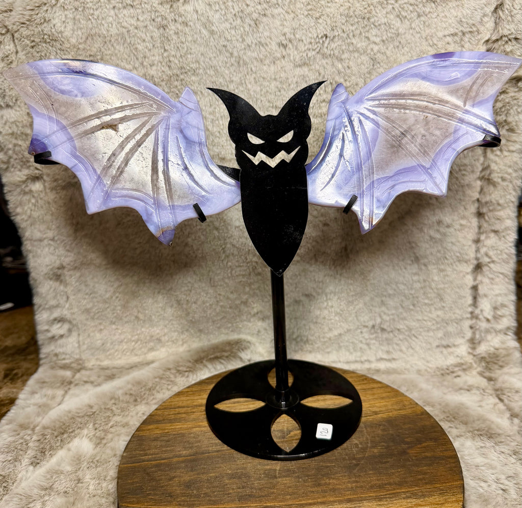 Blue Agate Bat Wings