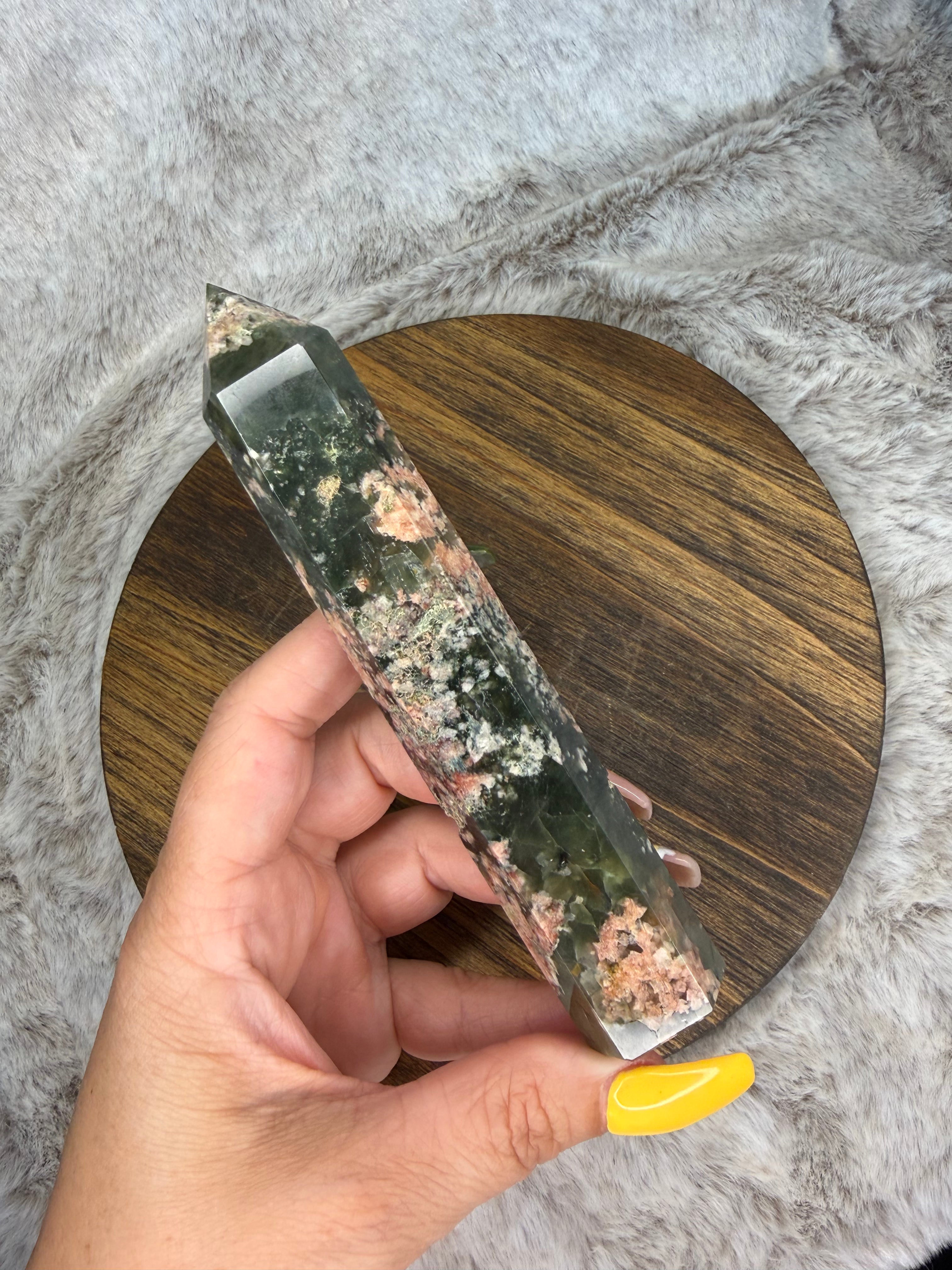 Green Quartz Sunstone